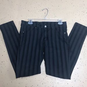 H&M black straight legged jeans